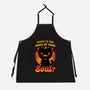 Creepy Cat Buys Souls-Unisex-Kitchen-Apron-Studio Mootant