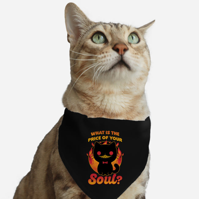 Creepy Cat Buys Souls-Cat-Adjustable-Pet Collar-Studio Mootant