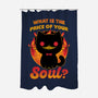 Creepy Cat Buys Souls-None-Polyester-Shower Curtain-Studio Mootant