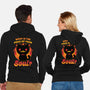 Creepy Cat Buys Souls-Unisex-Zip-Up-Sweatshirt-Studio Mootant