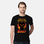 Creepy Cat Buys Souls-Mens-Premium-Tee-Studio Mootant