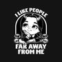 Goth Girl Hates People-None-Glossy-Sticker-Studio Mootant