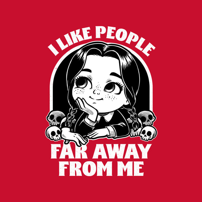 Goth Girl Hates People-None-Glossy-Sticker-Studio Mootant