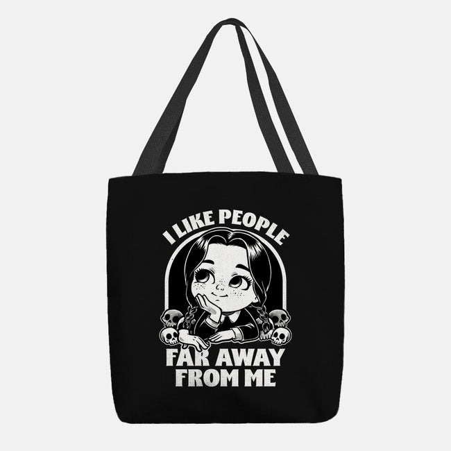 Goth Girl Hates People-None-Basic Tote-Bag-Studio Mootant