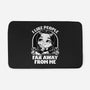 Goth Girl Hates People-None-Memory Foam-Bath Mat-Studio Mootant