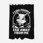 Goth Girl Hates People-None-Polyester-Shower Curtain-Studio Mootant