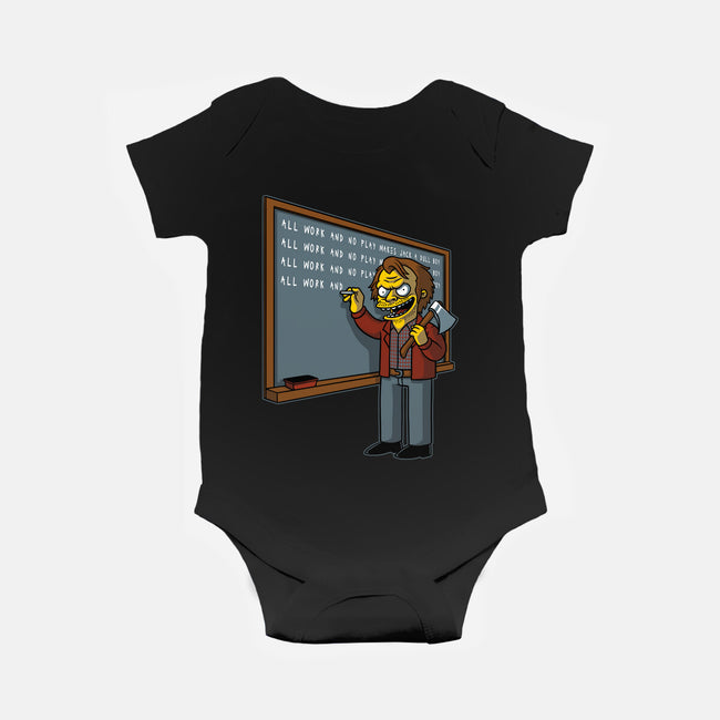 Horror Movie Chalkboard-Baby-Basic-Onesie-Studio Mootant