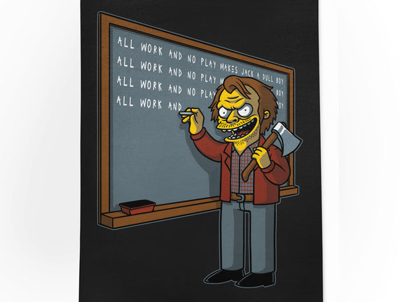 Horror Movie Chalkboard