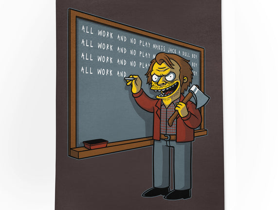 Horror Movie Chalkboard