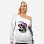 Cobra Puff-Womens-Off Shoulder-Sweatshirt-Jc Jows