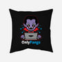 Onlyfangs-None-Removable Cover-Throw Pillow-Boggs Nicolas