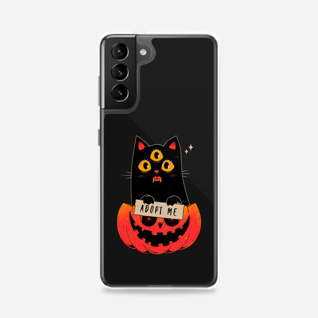 Adopt Spooky Cat-Samsung-Snap-Phone Case-GODZILLARGE