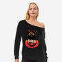 Adopt Spooky Cat-Womens-Off Shoulder-Sweatshirt-GODZILLARGE