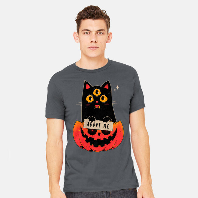 Adopt Spooky Cat-Mens-Heavyweight-Tee-GODZILLARGE