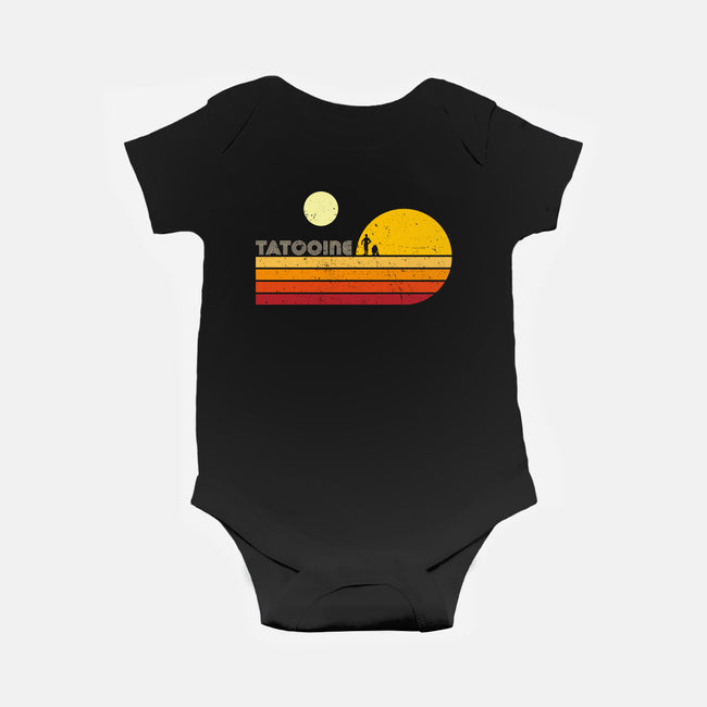 Two Suns Vintage-Baby-Basic-Onesie-DrMonekers