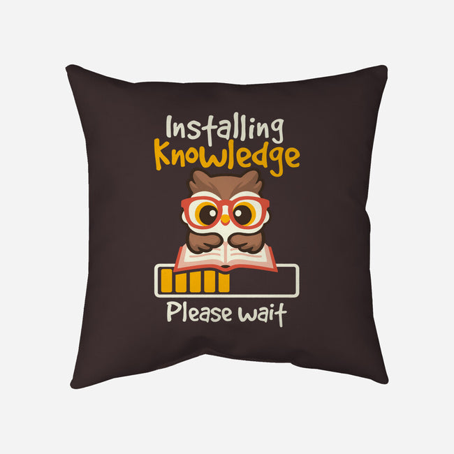 Installing Knowledge-None-Removable Cover-Throw Pillow-NemiMakeit