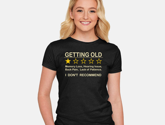 Getting Too Old