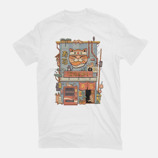 Neko Sushi House-Mens-Heavyweight-Tee-vp021