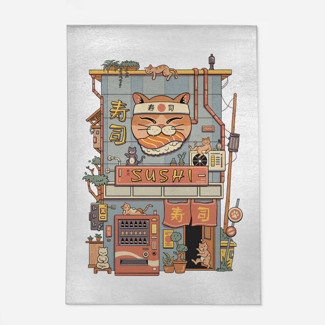 Neko Sushi House-None-Indoor-Rug-vp021