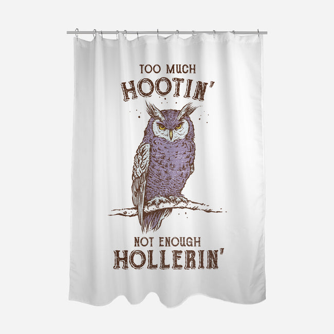 Too Much Hootin-None-Polyester-Shower Curtain-kg07