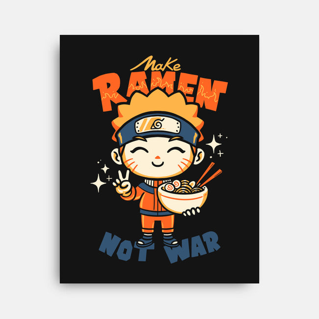 Make Ramen Not War-None-Stretched-Canvas-estudiofitas