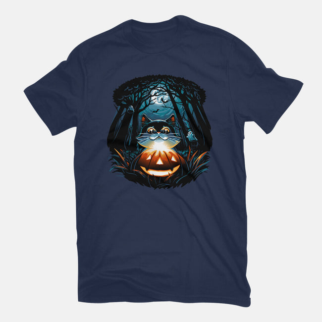 Halloween Mystery-Womens-Fitted-Tee-daobiwan