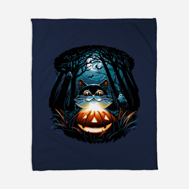 Halloween Mystery-None-Fleece-Blanket-daobiwan