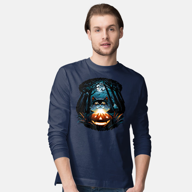 Halloween Mystery-Mens-Long Sleeved-Tee-daobiwan