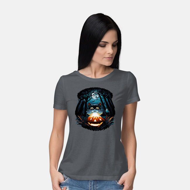 Halloween Mystery-Womens-Basic-Tee-daobiwan