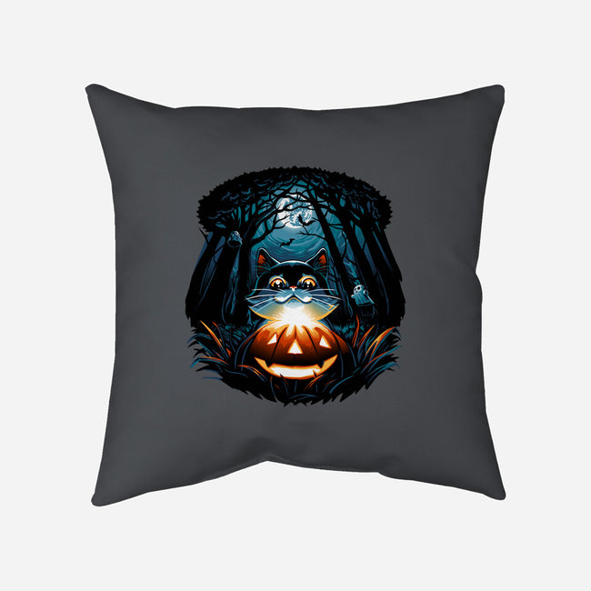 Halloween Mystery-None-Removable Cover-Throw Pillow-daobiwan