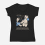 Light Fury Love-Womens-V-Neck-Tee-yumie