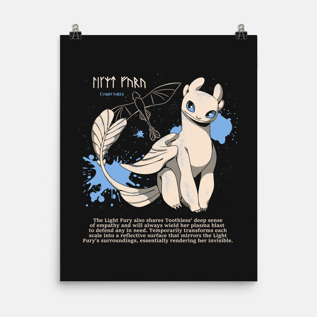 Light Fury Love-None-Matte-Poster-yumie