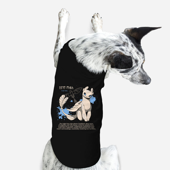 Light Fury Love-Dog-Basic-Pet Tank-yumie