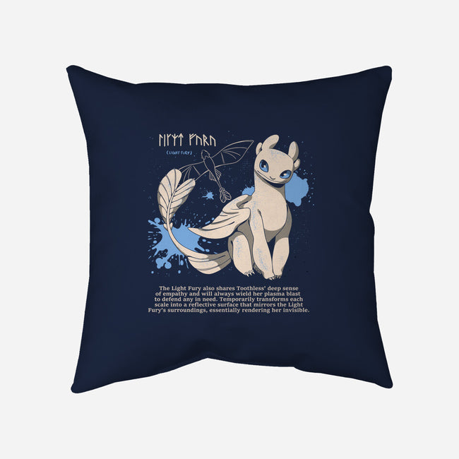 Light Fury Love-None-Removable Cover-Throw Pillow-yumie