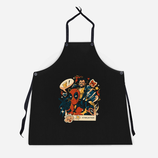 My Dear Bestfriend-Unisex-Kitchen-Apron-yumie