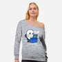 Soul Searching-Womens-Off Shoulder-Sweatshirt-Boggs Nicolas