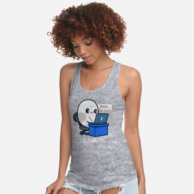 Soul Searching-Womens-Racerback-Tank-Boggs Nicolas