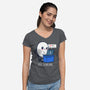 Soul Searching-Womens-V-Neck-Tee-Boggs Nicolas