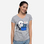 Soul Searching-Womens-V-Neck-Tee-Boggs Nicolas