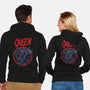 Hail To The Queen-Unisex-Zip-Up-Sweatshirt-arace