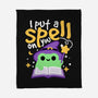 I Put A Spell On You-None-Fleece-Blanket-NemiMakeit