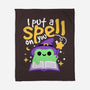 I Put A Spell On You-None-Fleece-Blanket-NemiMakeit