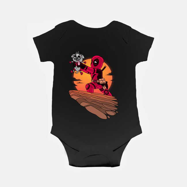 The Dog King-Baby-Basic-Onesie-patrickgp