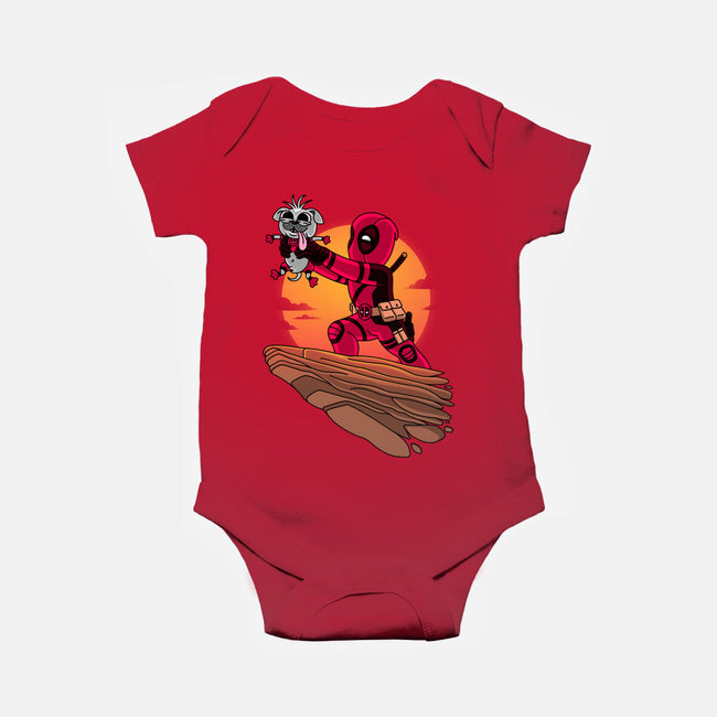 The Dog King-Baby-Basic-Onesie-patrickgp