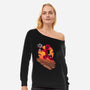 The Dog King-Womens-Off Shoulder-Sweatshirt-patrickgp