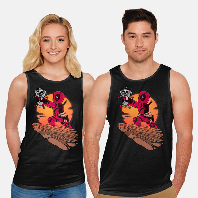 The Dog King-Unisex-Basic-Tank-patrickgp