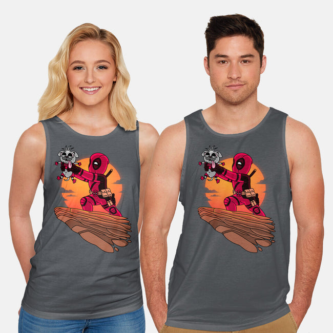 The Dog King-Unisex-Basic-Tank-patrickgp