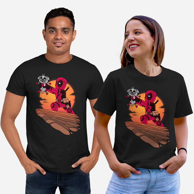 The Dog King-Unisex-Basic-Tee-patrickgp