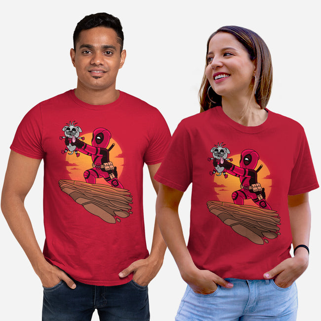 The Dog King-Unisex-Basic-Tee-patrickgp