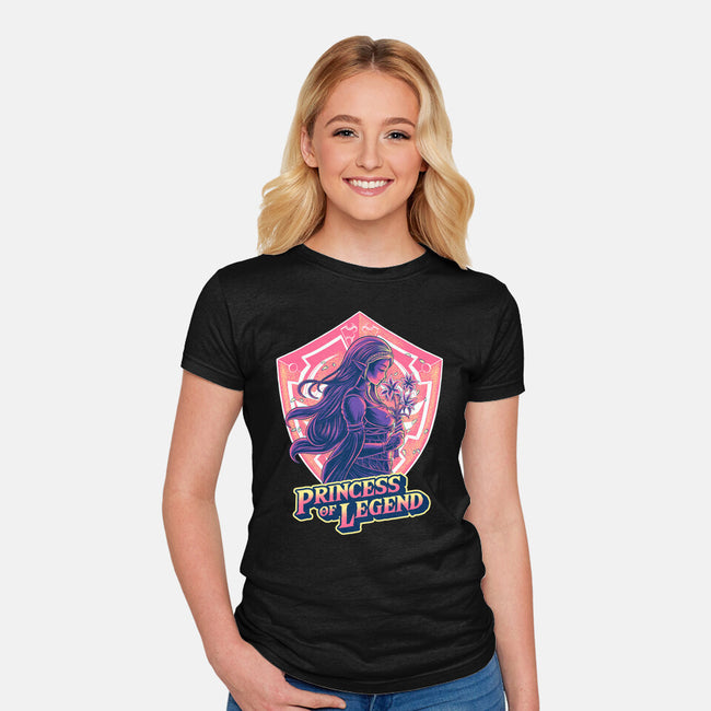 Princess Of Legend-Womens-Fitted-Tee-rmatix